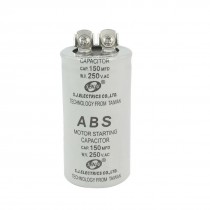 ABS Series Motor Cylinder Starting Capacitor 150UF 250V AC