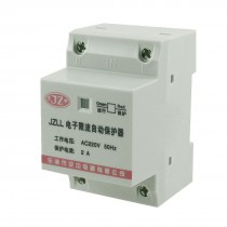 AC 220V 2A Motor Protector Controller Electronic Circuit Breaker 35mm DIN Rail