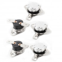 5 Pcs Thermostat Temperature Control Switch 45C Normal Open KSD301 250V 10A