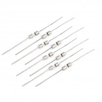 10 Pcs 3mm x 10mm Axial Leads Fast Acting Glass Fuses Tube 1Amp 250V