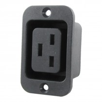 AC 250V 16A IEC 320 C19 Panel Mount Plug Connector Socket