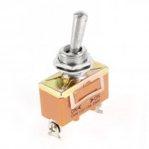 AC 250V 15A On/On 2 Position DPDT Toggle Switch Orange Replacement