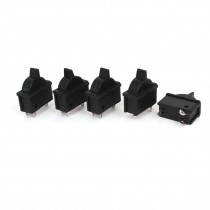 5 PCS AC 250V 10A DPDT 3 Pin 3 Way Hair Drier Push Button Switch