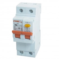 AC 230V 32A 2 Poles 2P On-Off Switch Miniature Circuit Breaker FL1-63 C32