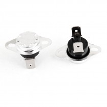2 Pcs 85C 185F NC Temperature Control Switch Plastic Thermostat 10A 250V