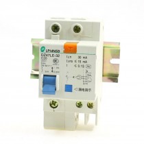230V 20A DZ47LE-32 1Phase 3000A Overload Circuit Breaker w Lead Rail