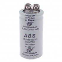 Metallized Polypropylene Film 150MFD AC250V Motor Starting Capacitor