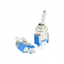 SPDT ON/OFF 2 Position Circuit Control Toggle Switch AC 250V 15A SMTS-102 2pcs