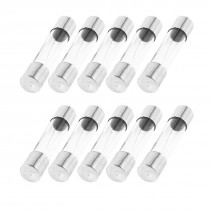 10 Pcs Fast Blow Type Glass Tube Fuses 6x30mm 250V 3Amp