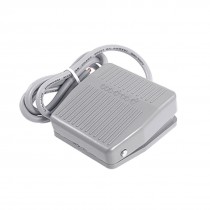 AC 250V 10A SPDT NO NC Momentary Non-slip Power Foot Pedal Switch Gray