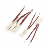 5 Pcs Circuit Protection 250V 5A 145C Thermal Cut-Off Temperature Fuses
