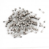 100 Pcs 250V 30A Quick Fast Blow Glass Tube Fuses Silver Tone Clear 6 x 30mm