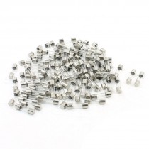 100 Pcs Electrical Component 250V 5A Glass Fuse Tube 5 x 20mm