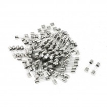 100 Pcs Fast Blow Cylinder Shape 5mm x 20mm Glass Tube Fuses 250V 4A Amp