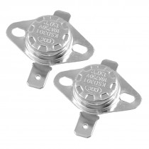 2 Pcs 150 Celsius NC Temperature Switch Ceramic Thermostat