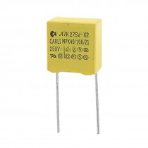 0.47uF 250VAC 10% Polypropylene Safety Capacitor X2 10 Pcs