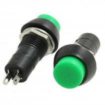 20 Pcs 2 Pins SPST OFF/(ON) Green Latching Push Button Switch AC 250V 3A
