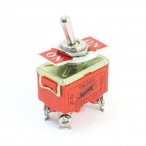 Spare Parts AC 250V 15A DPST ON/OFF 2 Position Latching Electric Toggle Switch