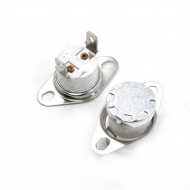 Pair NC 2 Pin Terminals 180C Temperature Control Ceramic Thermostat 10A AC250V