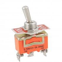 AC 250V 15A ON-ON 2 Position SPDT Screw Terminals Toggle Swith