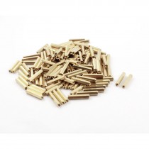 120 Pcs M3 x 25mm Dual Ends Brass Pillar PCB Standoff Hexagonal Spacer