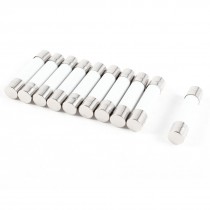 10 Pcs 250V 5A 6x30mm Cylindrical Ceramic Tube Fuses Link