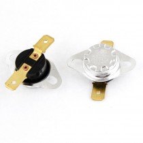 2Pieces 120C Normal Closed Temperature Controlled Thermostat KSD301 250V 10A
