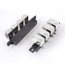 AC 250V 1Amp 4 Rectangle Button Piano Type Key Switch 2pcs for Range Hood