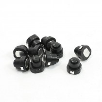 10Pcs Latching Action 2 Terminal Flashlight Push Button Switch AC 250V 1.5A