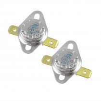 2 Pcs 250 Celsius NC Temperature Switch Ceramic Thermostat KSD301