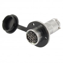 10-Pin Waterproof Electrical Deck Plug Circular Cable Connector 250V 5A