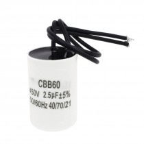 AC 450V 2.5uF Metallized Polypropylene Film Capacitor for Washing Machine