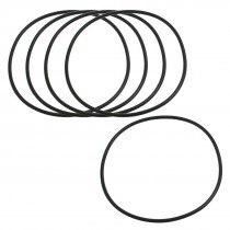 5 Pcs 85mm x 2.4mm Black Silicone O Rings Oil Seals Gaskets