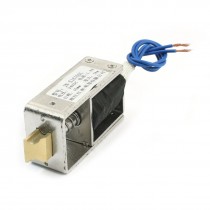 DC24V 1.6A 10mm Stroke 1Kg Force Open Frame Actuator Door Lock Solenoid