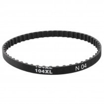 XL-104 52 Teeth 025 6.4mm Width Black Rubber Cogged Industrial Timing Belt 10.4"
