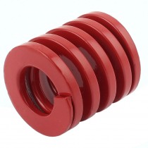 Red Medium Load Press Flat Coil Compression Die Spring 50mm x 25mm x 50mm