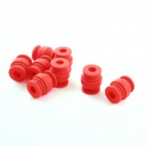 8Pcs 8mm x 20mm Red Rubber Shock Absorption Damping Ball for Hero Gopro2 Gopro3
