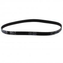 122MXL025 153 Teeth 6.4mm Width Black Groove Timing Belt 310.9mm for 3D Printer