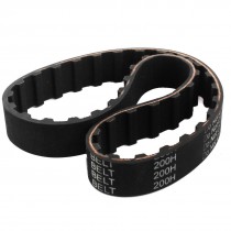200H 075 40 Teeth 0.75" Width 20" Girth CNC Motor Black Groove Timing Belt