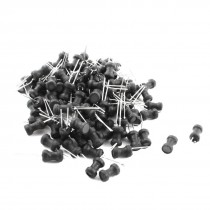100Pcs 27uH 850mA 6x10mm 10% Tolerance Shielded Radial Lead Inductor Black