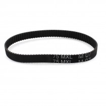 75MXL025 94-Tooth 6.4mm Width Black Industrial Synchronous Timing Belt 7.5"