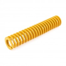 Yellow Light Load Press Flat Coil Compression Die Spring 25mm x 12.5mm x 125mm
