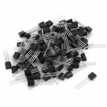 100 x 2N2222 NPN TO-92 Plastic-Encapsulate Power Transistors 75V 600mA