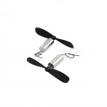 2Pcs RC Quadcopter DC3.7V 40000RPM Coreless Micro Motor w 2-blade Propeller