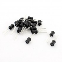 20Pcs PCB Board Radial Lead Inductor 100uH 500mA 5x7mm 10% Tolerance