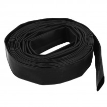 16mm Diameter Heat Shrinkable Tube Shrink Tubing Wire Wrap Sleeve 5M 16Ft Black
