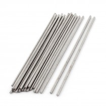 2mm Dia 100mm Length High Speed Steel Round Drill Lathe Rod Bar 20 Pcs