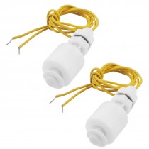 Aquarium Liquid Water Level Sensor Vertical Plastic Float Ball Switch 2 Pcs
