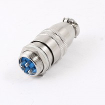 AC 250V 5A 4 Pin Terminal Aviation Plugs Connectors Joint for 16mm Panel Hole