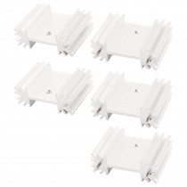 5Pcs Electronic Components 34mmx12mmx25mm Aluminium Cooler Heatsink Fin